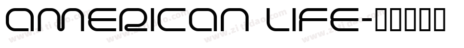 American Life字体转换